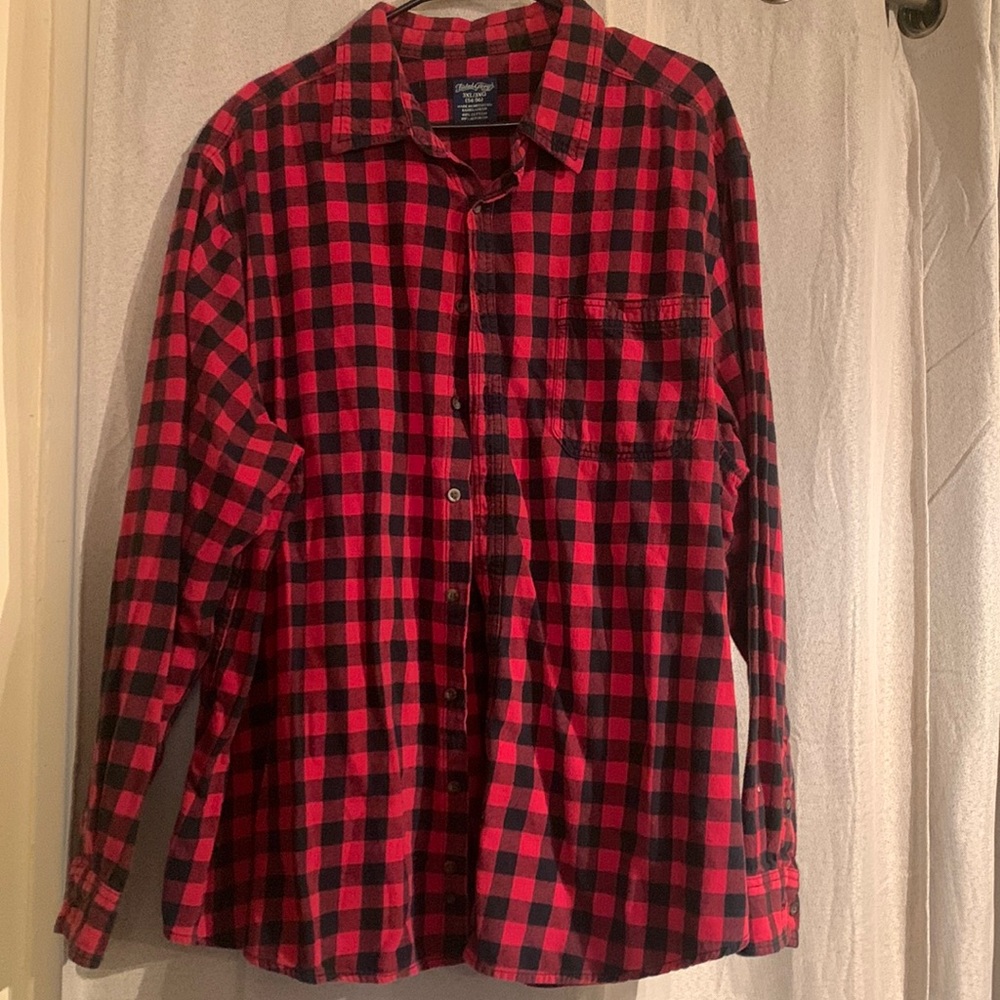 Black and red flannel